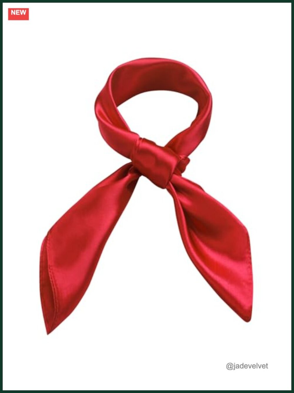 Satin Square Scarf 23.6" Women Headscarf Neckerchief Bandana Versatile